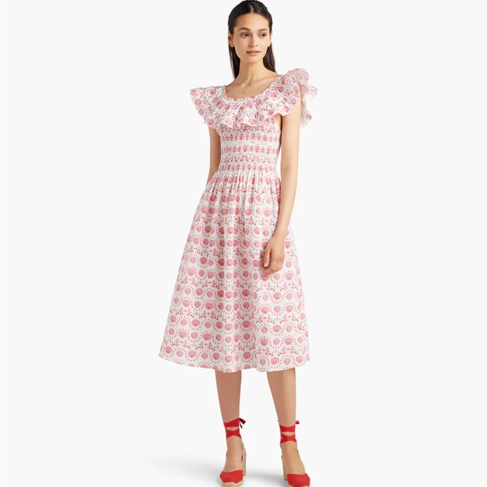 Hill House Akilah Nap Dress Mermaid Print size XL